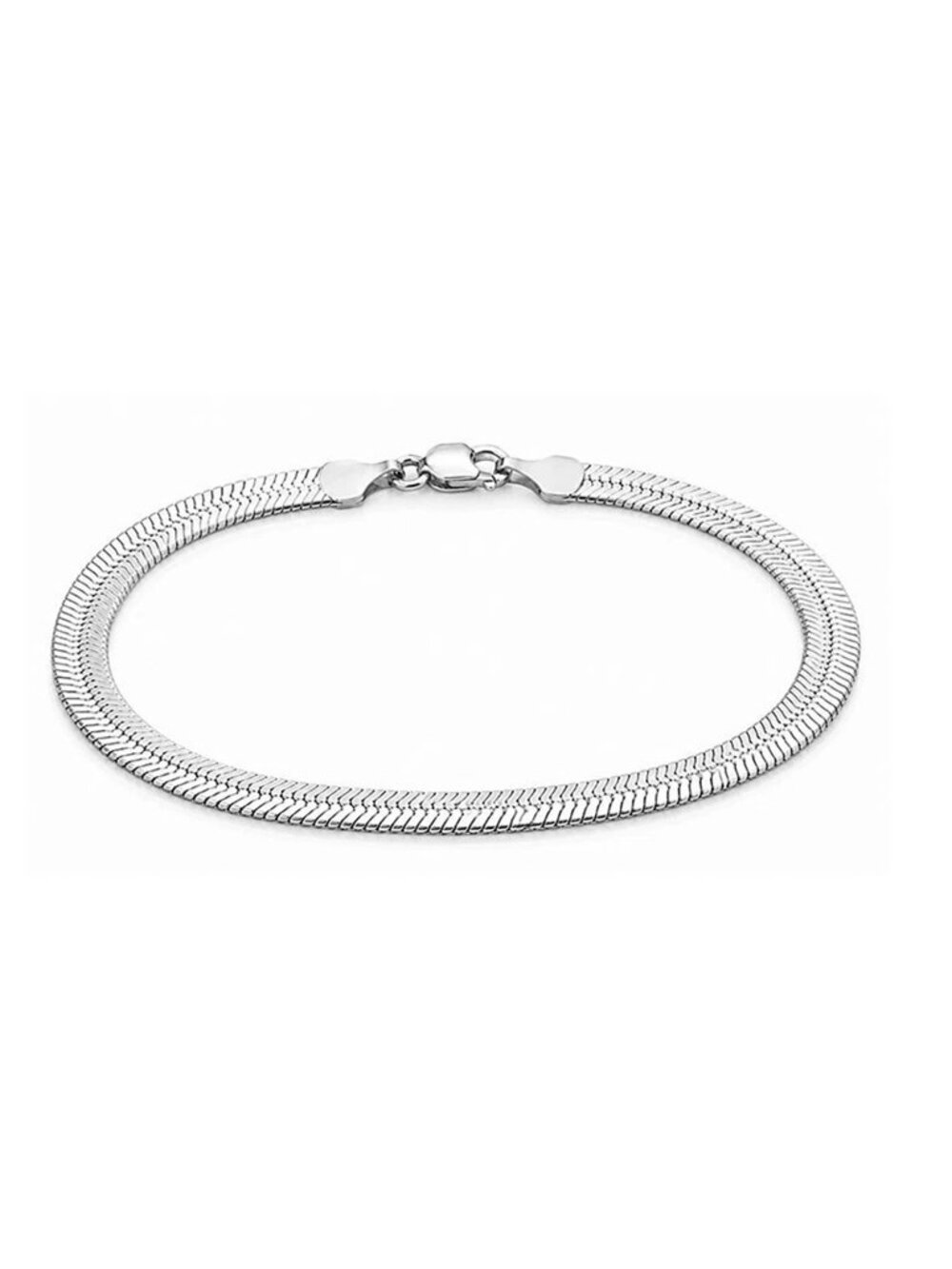 Herringbone Bracelet Solid .925 Sterling Silver